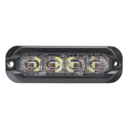 ECCO ED3793RW Luz perimetral 8 LED Ultra Brillantes Dual Color Rojo / Claro