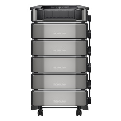 ECOFLOW EFDPU5BP Estacion de Energia Delta Pro Ultra 7.2kW para Respaldo Residencial Incluye Bateria de Litio LFP 6kWh (30kWh Totales) Sincronizacion para Mayor Potencia Carga Solar Hasta 4000W Capaci