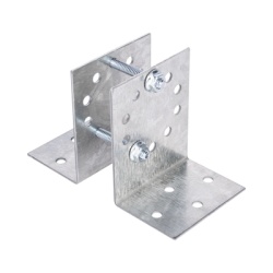 EPCOM INDUSTRIAL BASESYSPOST-R2 Base Multiposicion para Cerco Electrico / Acero Galvanizado Cal. 12 / Altura 0.88 mm / Fijacion en Concreto / 0.36 kg