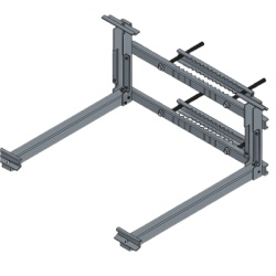EPCOM INDUSTRIAL EPI-MB225-V1 Montaje para Panel Solar de Poste para panel EPL18012AL y bateria LIPV100A