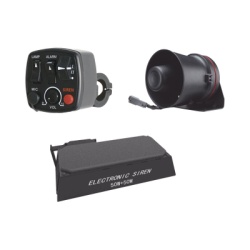 EPCOM INDUSTRIAL SIGNALING KITMOTOEPCOM Kit para motocicleta EPCOM INDUSTRIAL sirena/ bocina 100 Watt y controlador