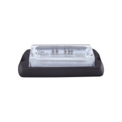 EPCOM INDUSTRIAL SIGNALING X13-RB Luz Auxiliar Ultra Brillante de 8 LED s en color Rojo/Azul con mica transparente
