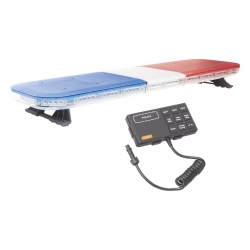EPCOM INDUSTRIAL SIGNALING X67RB Barra de luces de 47" rojo/azul 88 LED con control de trafico en color rojo/azul ideal para equipar unidades de seguridad publica