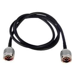EPCOM INDUSTRIAL SN-58U-N-110 Jumper de 110 cm (43.31 Pulgadas) Fabricado con Cable RG-58U-SYS Conectores N en Ambos Extremos.