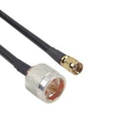 EPCOM INDUSTRIAL SN240KSMAI60 Jumper de 60cm con Cable LP240 y conectores N Macho y SMA Macho Inverso.