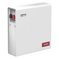 EPCOM POWER LINE BY RITAR RES1005K Bateria de Litio Hierro Fosfato (LiFePO4) de 5 Kwh 51.2 Vcc 100 Ah Outdoor Instalacion a pared