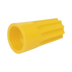 EPCOM POWERLINE AE-000-25 Capuchon roscable / 10 AWG / Amarillo / Paquete de 25 piezas.