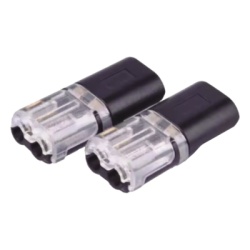 EPCOM POWERLINE CON-10-19 Conectores enchufables / 2 pines / 22-18 AWG / 0.35-0.75 mm² / 25 piezas / -20°C a +80°C