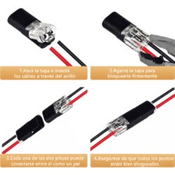 EPCOM POWERLINE CON-10-19 Conectores enchufables / 2 pines / 22-18 AWG / 0.35-0.75 mm² / 25 piezas / -20°C a +80°C - Img 2