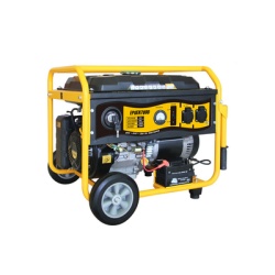 EPCOM POWERLINE EPGEN7000 Generador a Gasolina / Planta de Emergencia de 6.5KW 220Vac 2 Fases Jaula con Ruedas para Facil Traslado y Encendido Electronico