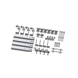 EPCOM POWERLINE EPL-AMO01-1X4ST Caja de accesorios de aluminio anodizado para montaje VEKTOR8R arreglo 1X4 para techo