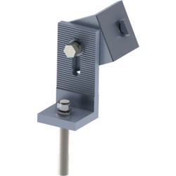 EPCOM POWERLINE EPL-FFNT-03AL Soporte L para Riel / Techo de Concreto / Aluminio Anodizado / 40x40x90 mm / Tornillo 30 mm Incluido