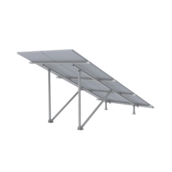 EPCOM POWERLINE VEKTOR5R2X2 Montaje para Panel Solar 2X2 Riel 5 de 2700mm para Modulos con Espesor de 30-35mm Vel. de Viento Max. 136km/h