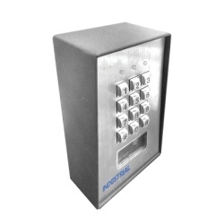 EPCOM PRO-KEYPAD-3V2 Teclado Exterior/Interior Antivandalico 3 Relevadores Salida Wiegand 1200 Usuarios Lector de Proximidad