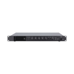 EPCOM PROAUDIO EP-B350DTB Amplificador de Audio | 1 canal | 350 W | Sistema 100V y Baja Impedancia | 4 Entradas de Microfono Balanceadas | Bluetooth | USB | SD | FM | Montaje en Rack