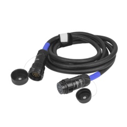 EPCOM PROAUDIO EP-SOC-25M MANGUERA DE AC TIPO SOCAPEX CONECTORES MACHO Y HEMBRA | 25 METROS