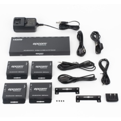 EPCOM PROAUDIO EPC-SP914C70 Splitter HDMI 1x4 / 4K@30Hz 4:4:4 / 1080p@60Hz / Extensión 40 m (131.2 ft) Cat6 / PoC / HDCP 1.4 - Img 11