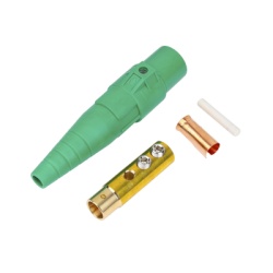 EPCOM PROAUDIO EPCAMLOCK400AFGREEN Conector camlock 400 AMPERES HEMBRA COLOR VERDE