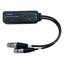 EPCOM PROAUDIO EPP-AUD2XEN Extensor de Audio DanteÂ® | 2CH XLR Input Adapter | Entrada XLR Balanceada/No Balanceada 2 Canales | Salida Digital DanteÂ® 2CH | Latencia Configurable 1 2 o 5 ms | Ancho de