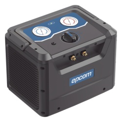 EPCOM RE-C7 Maquina Recuperadora de Refrigerante REC7 / Compresor Sin Aceite Piston Simple / 38.5 bar (558 psi) / Motor DC Sin Escobillas 1 HP / Operacion Un Boton / Recuperacion Vapor 0.22-0.25 kg/mi