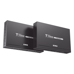 EPCOM TITANIUM TT-683-MATRIX-4.0 Kit Extensor MATRICIAL HDMI para distancias de 120 metros | Resolucion 4K @ 30Hz | Cat6 | Soporta 100 TX de entrada e Ilimitados RX en la salida | Control por PC Contr
