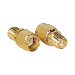 EPCOM TITANIUM TT-COU-SMA-RPM-SF Adaptador SMA Macho Inverso a SMA Hembra Oro/ Oro/ Teflon