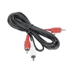 EPCOM TITANIUM TT2RCA2M Cable RCA Macho a Macho de 2 Metros de Longitud / Aplicaciones de Audio y Video Optimizado para HD