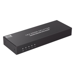 EPCOM TITANIUM TT314-8K Splitter HDMI 1X4 | Velocidad de trasmision 48 Gbps| Resolucion 8K | Salida de audio| HDCP 2.3