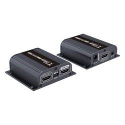 EPCOM TITANIUM TT372EDID Kit Extensor HDMI para distancias de 50 metros / Soporta resoluciones 720 y 1080P @ 60 Hz / Cat 6 6a y 7 / Salida Loop en el Tx para visualizacion local / Configuracion EDID /
