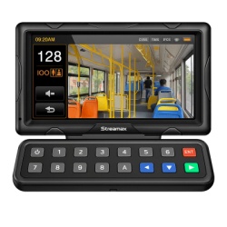 EPCOM XMRCP5 Panel de control dactilar multifuncional con monitor de 7" para MDVR movil Streamax