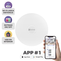 EZVIZ CS-A3 Hub Wi-Fi Para Sensores de Alarma / Soporta Hasta 32 Dispositivos / Configuracion Mediante App EZVIZ / Protocolo Zigbee Para Vincular Accesorios / Alertas de Eventos Al Instante - Img 5