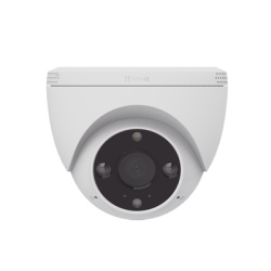 EZVIZ CS-H4 Domo IP 3 Megapixel (2K) / Wi-Fi / Sirena y Estrobo /Audio de Dos Vias / Deteccion Humana y Vehiculo / Notificacion Push / Audios Personalizables / Ranura Para Memoria hasta 512GB / Uso en