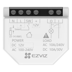 EZVIZ CS-T35WD Rele Inteligente Wi-Fi CS-T35-R100-WD 16A 250VAC Wi-Fi 6 y BLE Control por App EZVIZ Compatible con Google Assistant Amazon Alexa y Matter Protecciones de Temperatura y Sobrecarga - Img 2