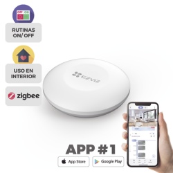 EZVIZ CS-T3C Boton de Emergencia Inalambrico / Compatible con Kit de Alarmas EZVIZ / Protocolo Zigbee - Img 5