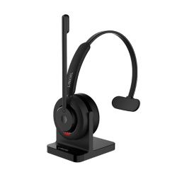 FANVIL DH301B Auriculares Bluetooth / Microfono Omnidireccional / Cancelacion de Ruido AI ENC / Busylight Integrado / Bluetooth 5.4 Multipunto / Bateria 400 mAh / 22 Horas Llamadas / Compatible VoIP - Img 2