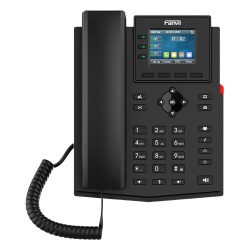 FANVIL X303-2W Telefono 2 Hilos para switch PN8 y PN24 /empresarial para 4 lineas SIP con pantalla LCD de 2.4 pulgadas a color Opus y conferencia de 6 vias PoE.