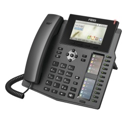 FANVIL X6 Telefono IP empresarial para 20 lineas SIP Voz HD 3 Pantallas LCD a Color 12 teclas BLF PoE