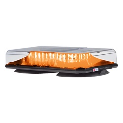 FEDERAL SIGNAL 454-204-25SC Mini barra de luces Highlighter LED Solaris con montaje de succion e iman (color claro)