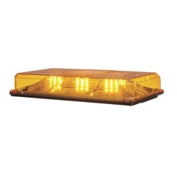 FEDERAL SIGNAL 454101HL02 Mini barra de luces Highlighter LED color Ambar Montaje Permanente Ideal para Seguridad Privada