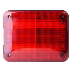 FEDERAL SIGNAL QL-97-XF-R Luz de advertencia Quadraflare LED Flasher Integrado y Mica de color Rojo