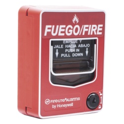 FIRE-LITE WBG12LXSP Estacion manual de incendio inalambrica direccionable de doble accion con rotulacion bilingue espanol-ingles - Img 2
