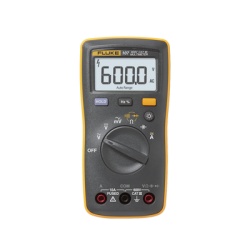 FLUKE FLUKE-107ESP Multimetro Digital de Tamano Compacto Para Medicion de Corriente y Tension Uso con Voltaje Maximo de 600 V Pantalla LED Retroiluminada