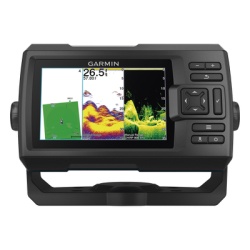GARMIN 10-02551-01 Fishfinder STRIKER? Vivid 5cv / Pantalla WVGA a Color 5.0" / Resolucion 800x480 pixeles / Receptor GPS Integrado / Sonda Tradicional Frecuencia Dual / ClearVu / Potencia de Transmis