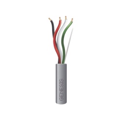 GENESIS 2122-5509/500 Bobina de 152 Metros (500 Pies) / Cable 4 x 16 AWG / Color Gris / Aplicaciones de Control / Riser