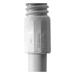 GEWISS DX-43-420 Conector (Racor) de tuberia rigida a tuberia flexible (Diflex) PVC Auto-Extinguible 20 mm IP65
