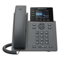 GRANDSTREAM GRP2611G Telefono IP Grado Operador / 3 Lineas / 12 Botones Virtuales Multiuso / Pantalla LCD 2.8 Pulgadas / Puertos Gigabit con PoE / Audio HD / Compatible con GDMS