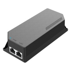 GRANDSTREAM GS-POE-15W-MG PoE Injector Grandstream 15W MultiGigabit / Compatible con IEEE 802.3af / 1x 2.5Gbps RJ45 LAN IN / 1x 2.5Gbps RJ45 LAN OUT con PoE 15.5W / 100~240VAC / 54VDC / Plug-and-Play