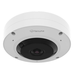 Hanwha Techwin Wisenet XNF-A9014R Camara IP Fisheye interior Con IA resolucion maxima 12MP / Vision seleccionable 360Â° o 185Â° / Dual NPU / WDR 120 dB / IR 20 m / IP42 / ONVIF / PoE+ / Compatible con
