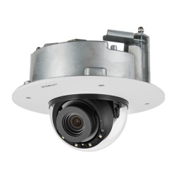 HANWHA VISION PND-A9081RF Camara Domo de 4K con AI WDR 120dB P-iris Lente Motorizado de 4.5 a 10 MM Ranura para SD WiseStream II para Montaje en Plafon