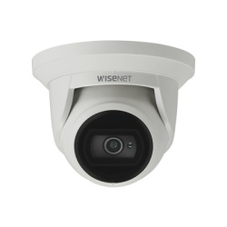 HANWHA VISION QNE-8011R Camara IP Tipo FlatEye Antivandalica 5 Megapixel / Lente 2.8 mm / IR 20M / WDR 120db / Exterior IP67 / IK10 / H.265 & WiseStream